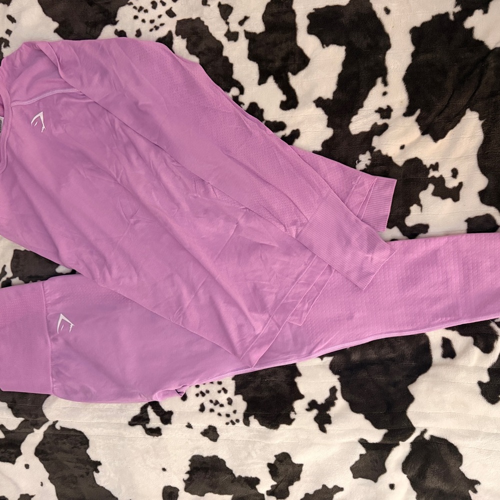 Gymshark vital light 2pc set in pink marl